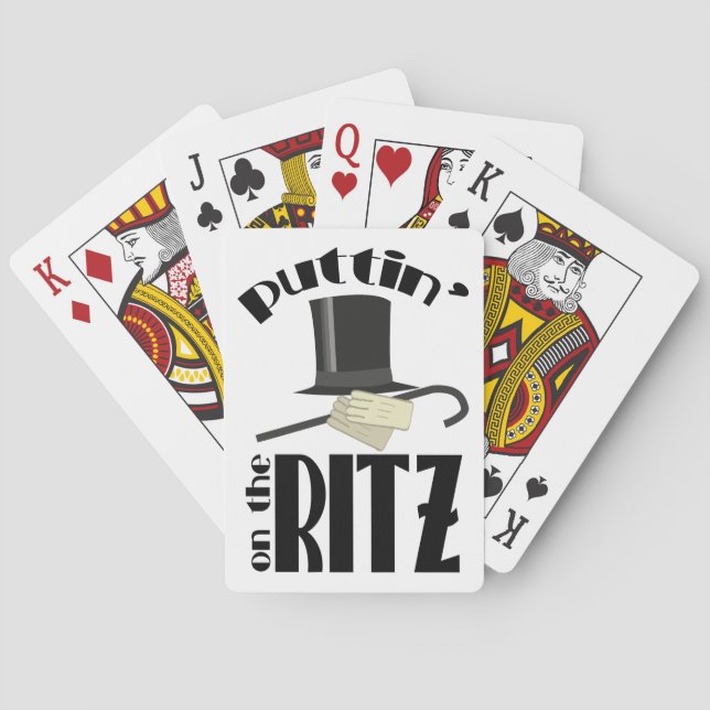 Puttin Ritz Playing Cards (Back)
