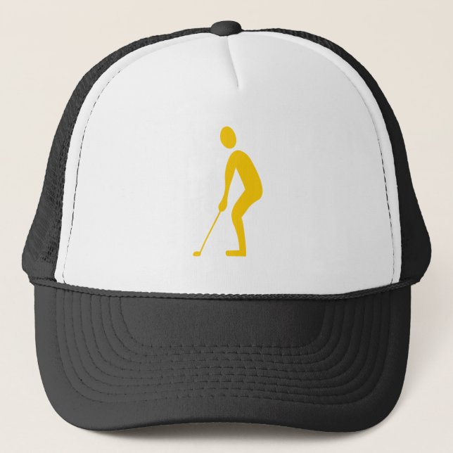 Putting - Amber Trucker Hat (Front)