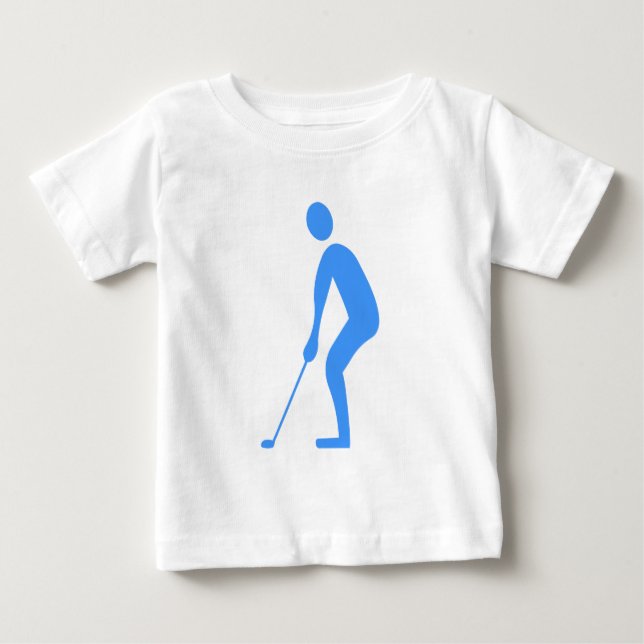 Putting - Baby Blue T-Shirt (Front)