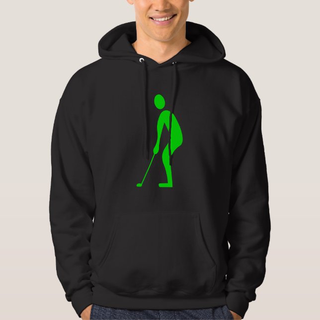 Putting - Green Hoodie (Front)