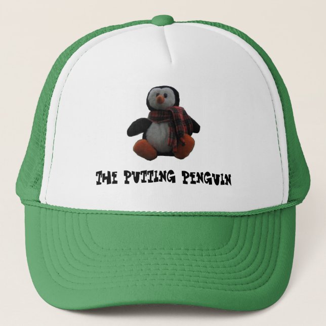 Putting Penguin Trucker Hat (Front)