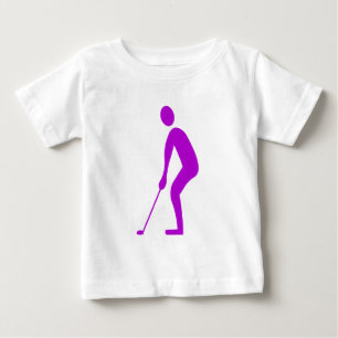 Putting - Purple Baby T-Shirt