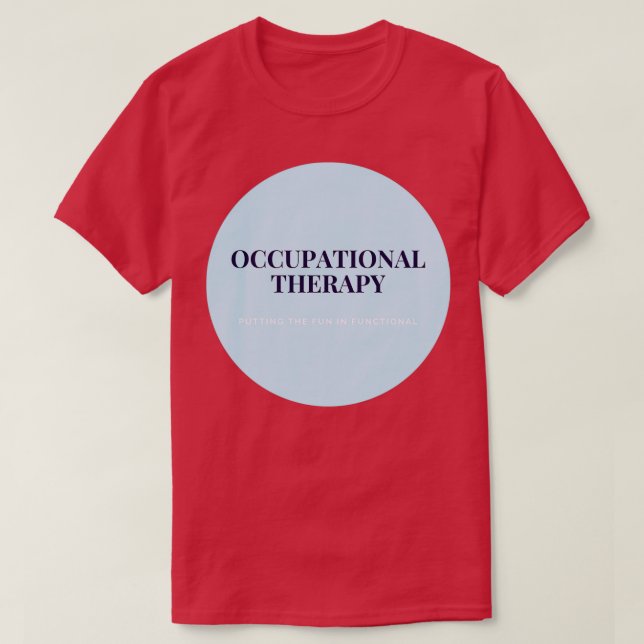 Putting the FUN in Functional blue T-Shirt (Design Front)