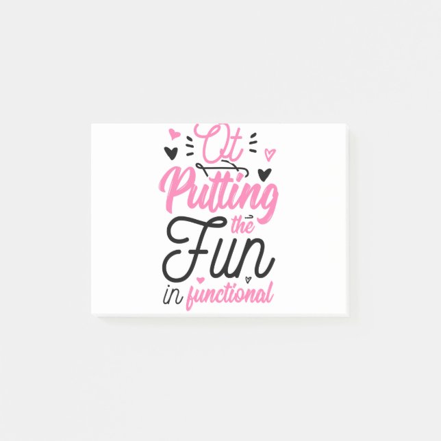 Putting The Fun In Functional Post-it Notes (Front)