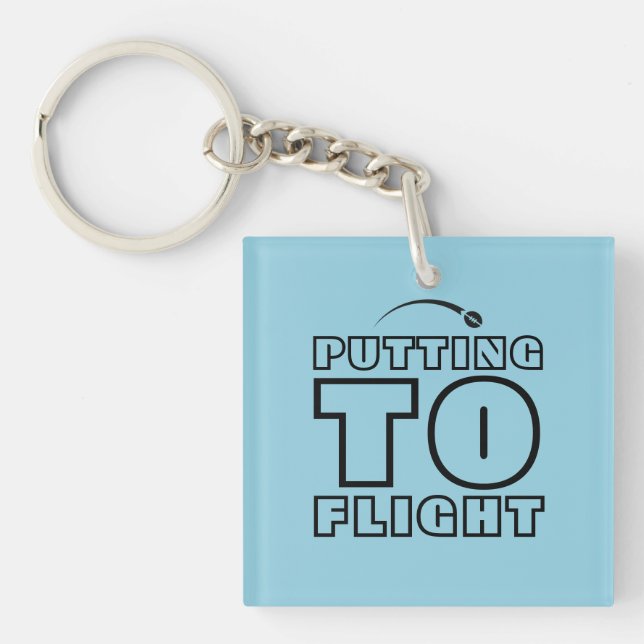Putting to Flight Key Ring (Front)