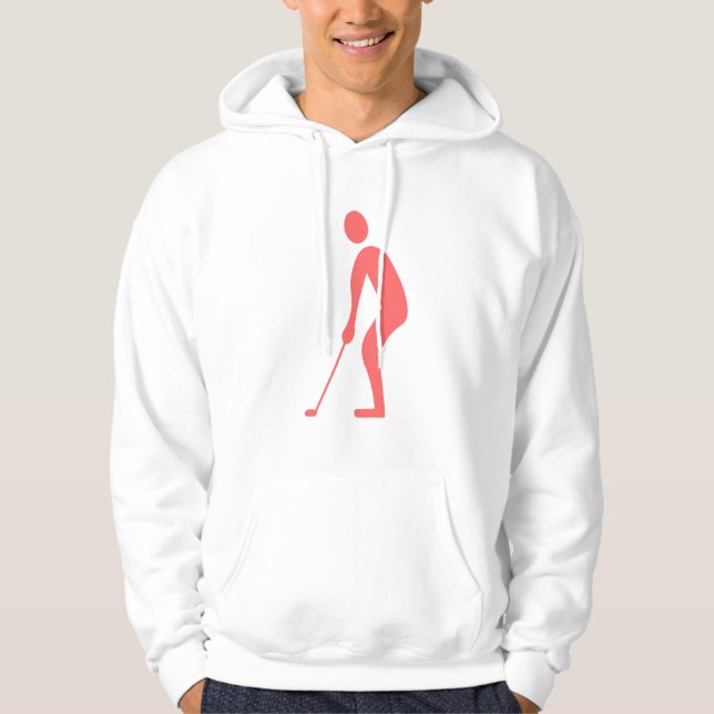 Putting - Tropical Pink Hoodie (Front)