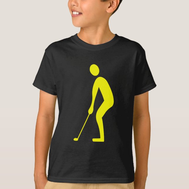 Putting - Yellow T-Shirt (Front)