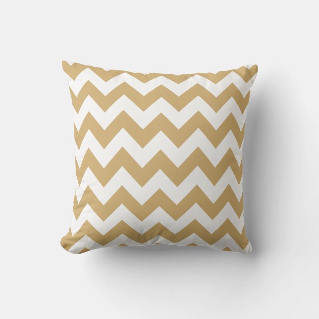 Putty Neutral Chevron Cushion (Front)