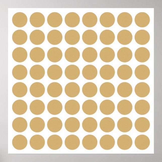 Putty Neutral Dots Poster (Front)