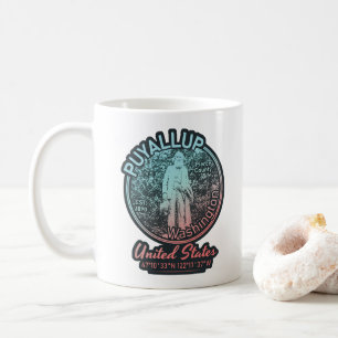 PUYALLUP - WASHINGTON VINTAGE COFFEE MUG