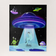 PUZZEL: Funny Alien UFO Abduction