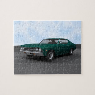 Puzzle: 1969 Chevelle SS: Green Finish Jigsaw Puzzle