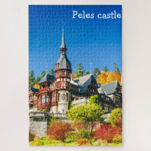 Puzzle, 20" x 30", 1014 pieces Peles castle Jigsaw Puzzle