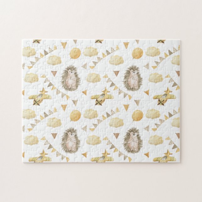 Puzzle (27,9 x 35,5 cm, 252 pcs) - Little Hedgehog (Horizontal)