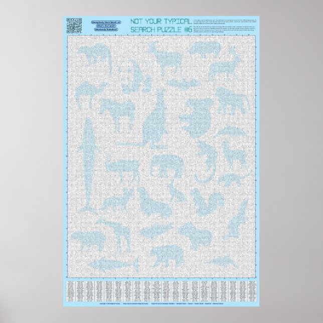 PUZZLE #6: Animal Groups - Diabolical Poster (Front)