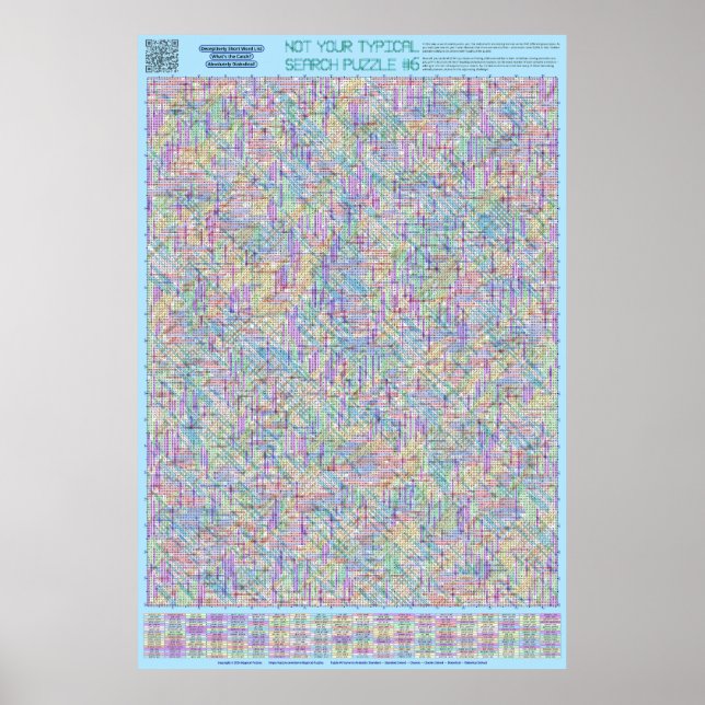 PUZZLE #6: Animal Groups - Diabolical Solved Poster (Front)