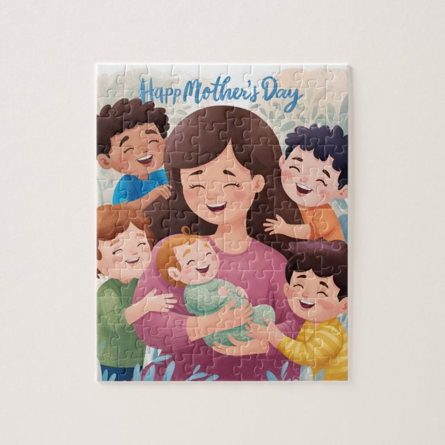 Puzzle, 8" x 10", 110 pieces MOTHER'S DAY  Jigsaw Puzzle (Vertical)