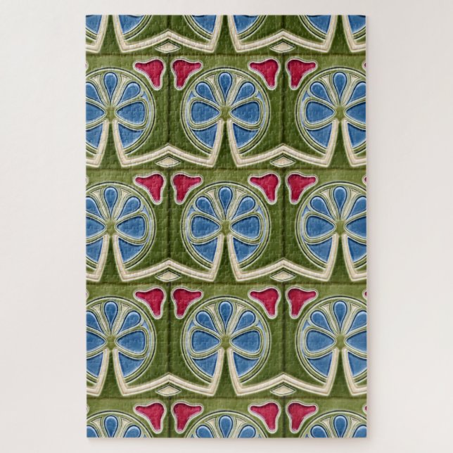 Puzzle - Art Nouveau Clover (Vertical)