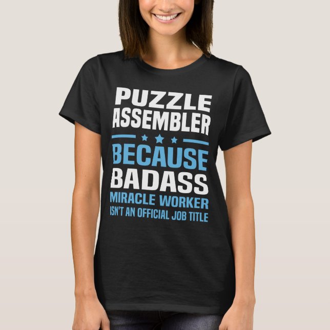 Puzzle Assembler T-Shirt (Front)