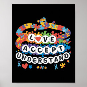Puzzle Autism Awareness Friendship Bracelet Men Wo Poster