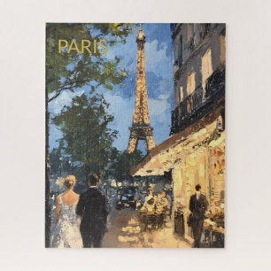 PUZZLE Beautiful Watercolor of Paris