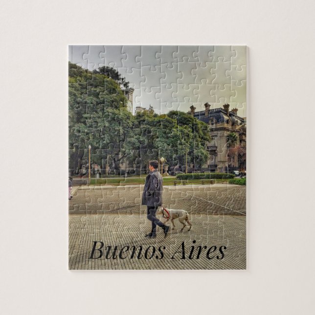 Puzzle, Buenos Aires Street Jigsaw Puzzle (Vertical)