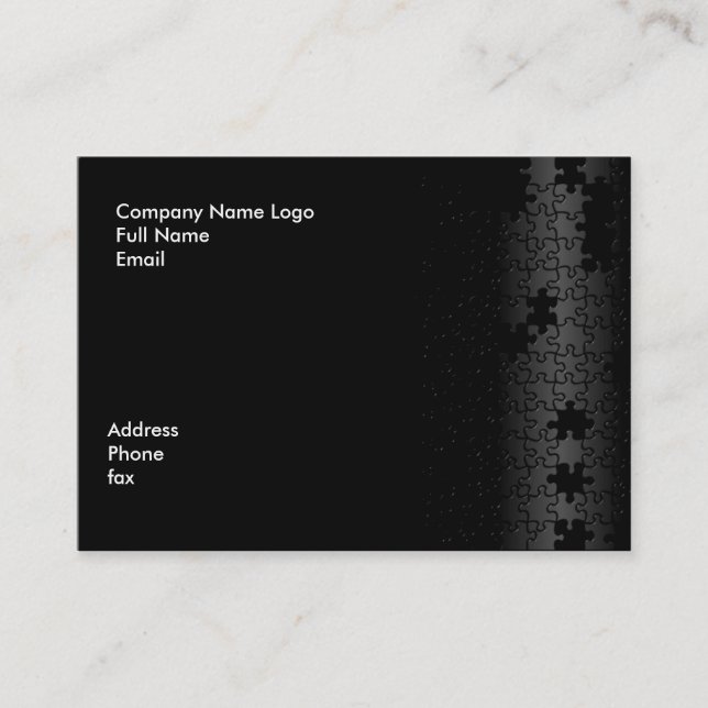 Puzzle Business Card (Front)