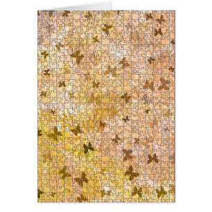 Puzzle Butterflies and Daisies-Browns by STaylor