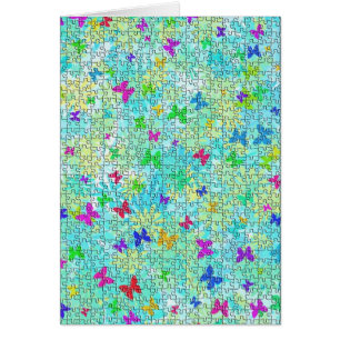 Puzzle Butterflies and Daisies-Colourful by STaylo