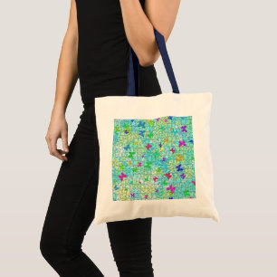 Puzzle Butterflies and Daisies-Colourful by STaylo Tote Bag