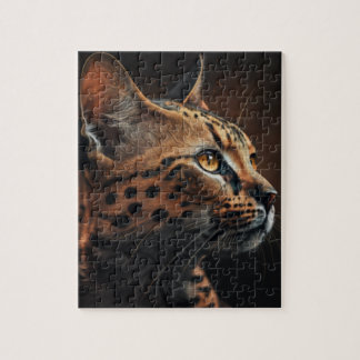 puzzle cat tiger funny animal