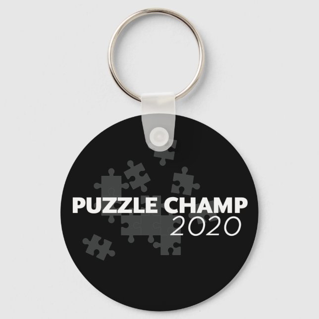 Puzzle Champ 2020 Key Ring (Front)