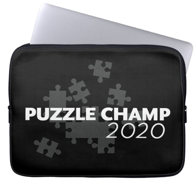 Puzzle Champ 2020 Laptop Sleeve (Front)