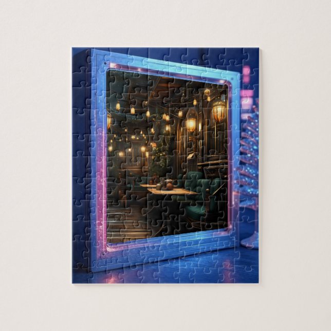 Puzzle Christmas coffee (Vertical)