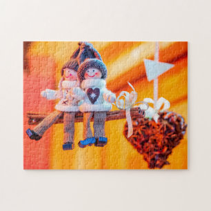 Puzzle Christmas ornament