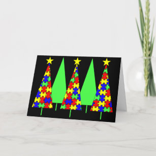 Autism Christmas Card 2022 Autism Christmas Cards | Zazzle Uk