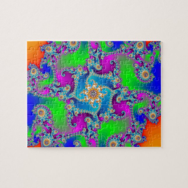 Puzzle: Complex Fractal Design Jigsaw Puzzle (Horizontal)