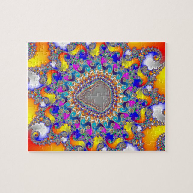 Puzzle: Complex Fractal Design Jigsaw Puzzle (Horizontal)