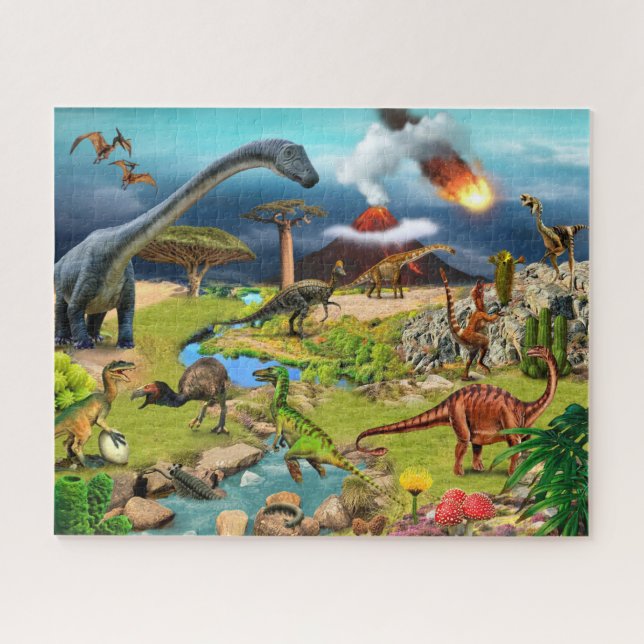 Puzzle Dinosaur Jurassic Park animals Puzzle Dino (Horizontal)