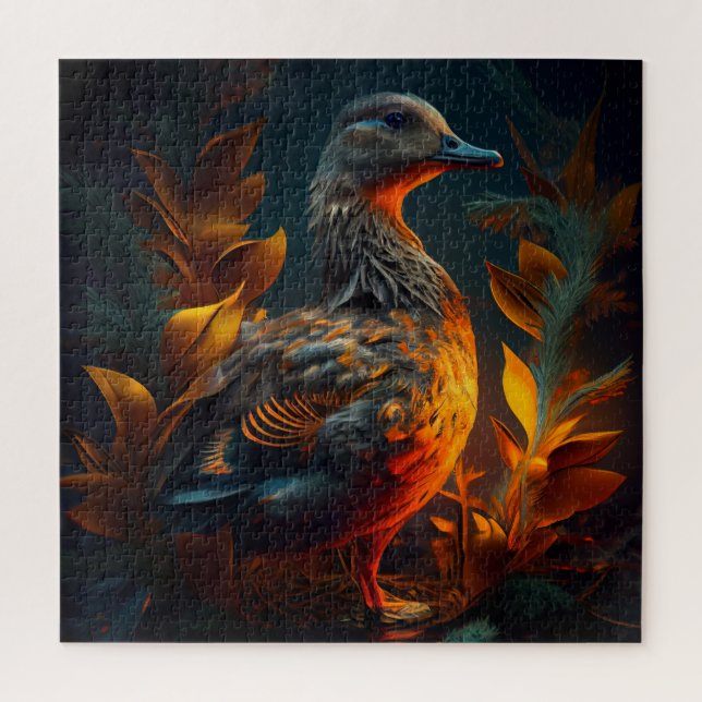 Puzzle Duck (Vertical)