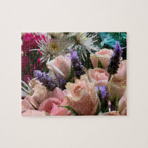 Puzzle: Easter Roses& Lavender Jigsaw Puzzle