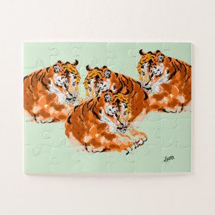 Puzzle : : Family of Tigers