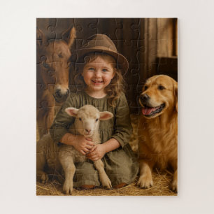 Puzzle. Farm Life Puzzle