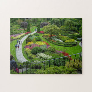 Puzzle, flower garden jigsaw puzzle