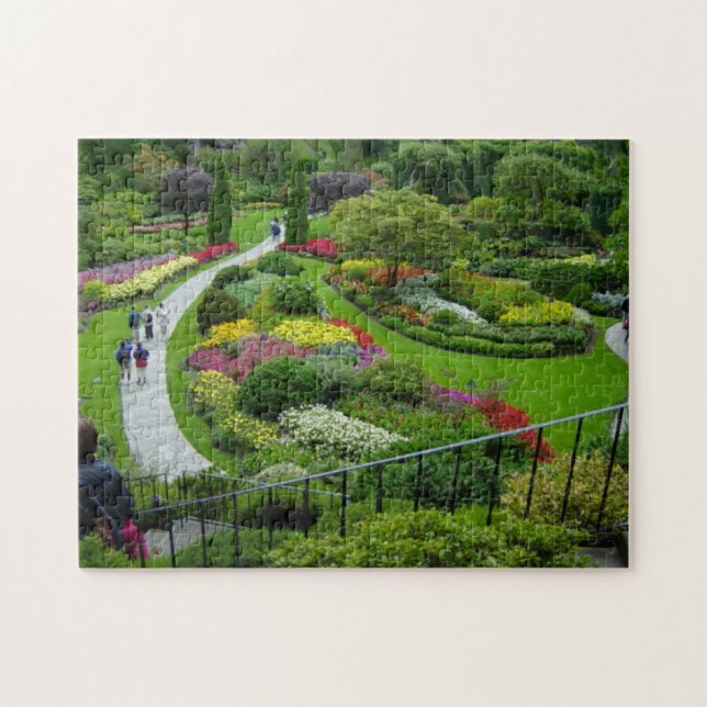 Puzzle, flower garden jigsaw puzzle (Horizontal)