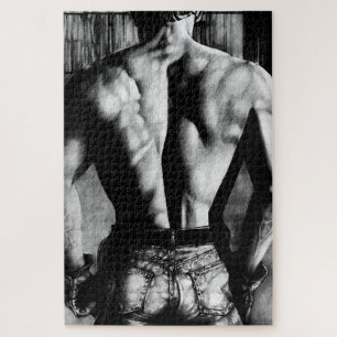 Puzzle For Him 20 x 30 Hand-drawn Art Male Fitness