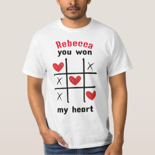 Puzzle game I You won my heart Men's T-Shirt