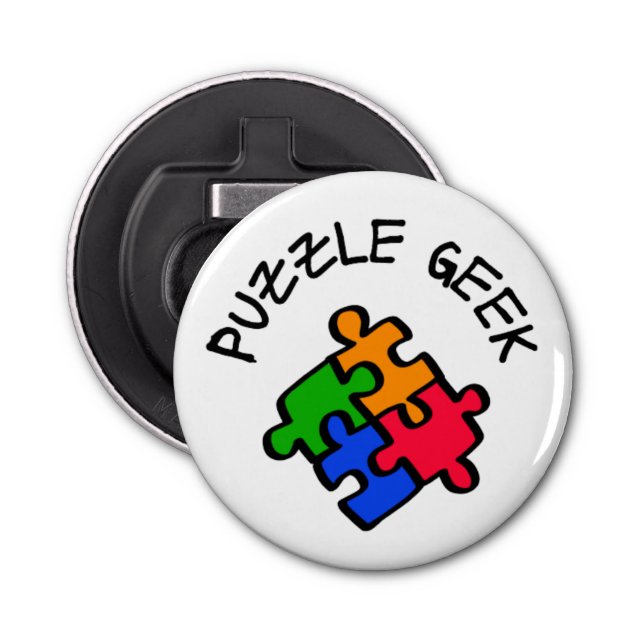 Puzzle Geek         Bottle Opener (Front)