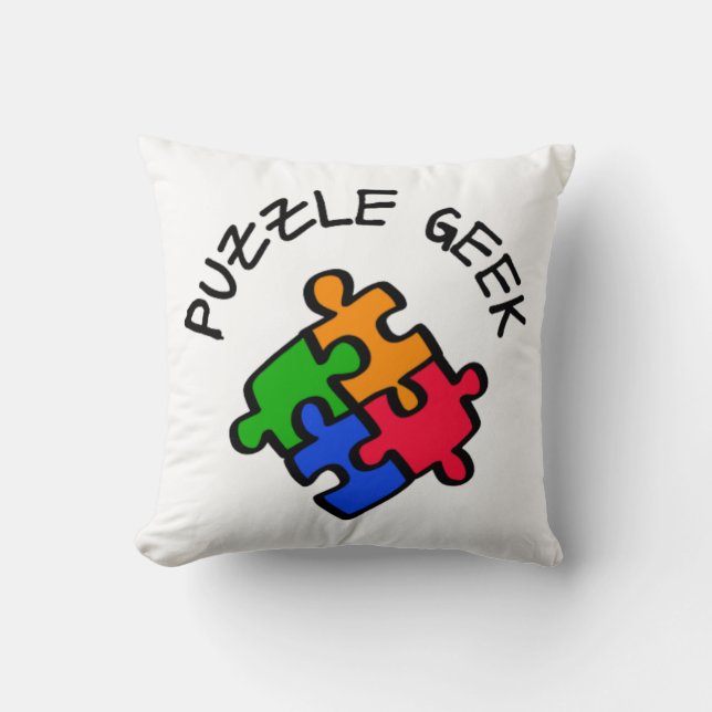 Puzzle Geek         Cushion (Front)