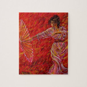 Puzzle - Geisha Painting Nik Helbig
